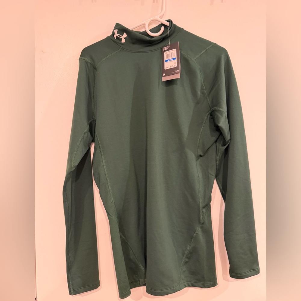 Under Armour Dark Green Compression Top - Picture 3 of 5